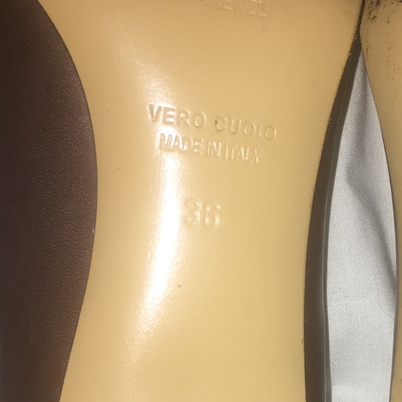 Rafaela Brown Leather Heels Size 36 - Picture 8 of 8